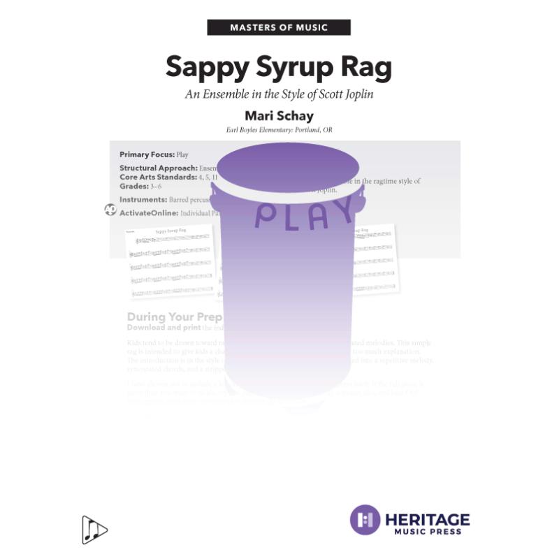 Sappy Syrup Rag: An Ensemble in the Style of Scott Joplin